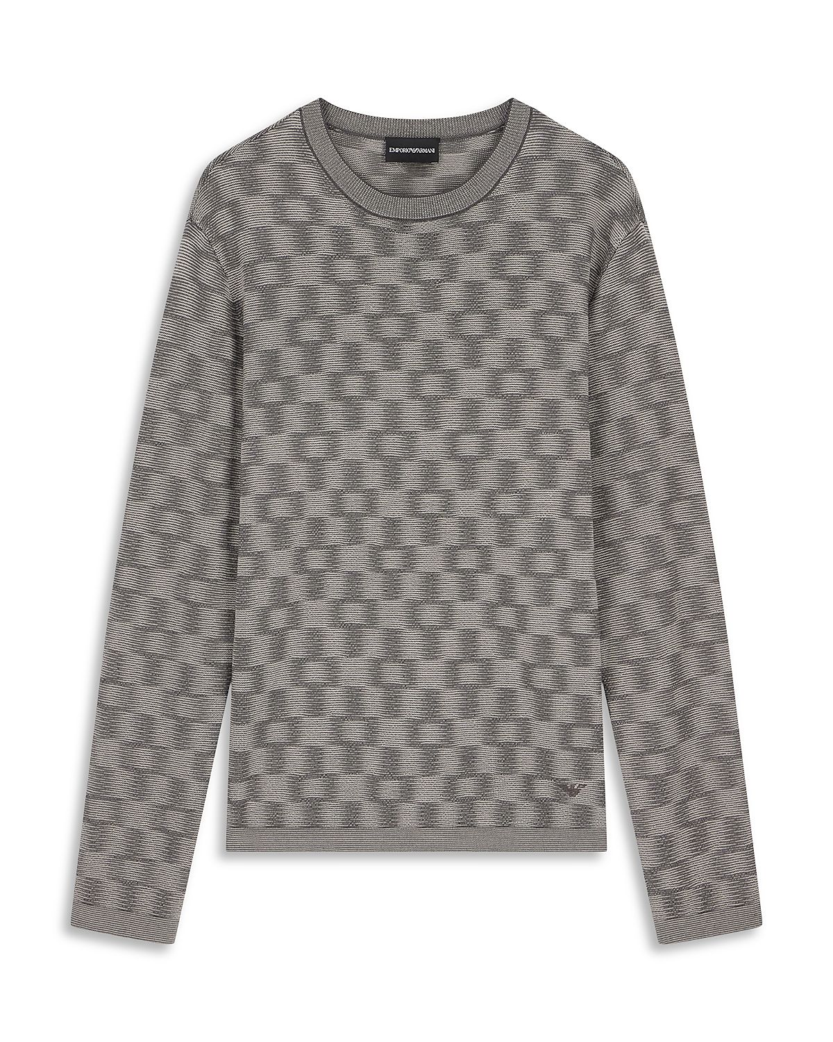 Emporio Armani Virgin Wool Fancy Stitch Sweater