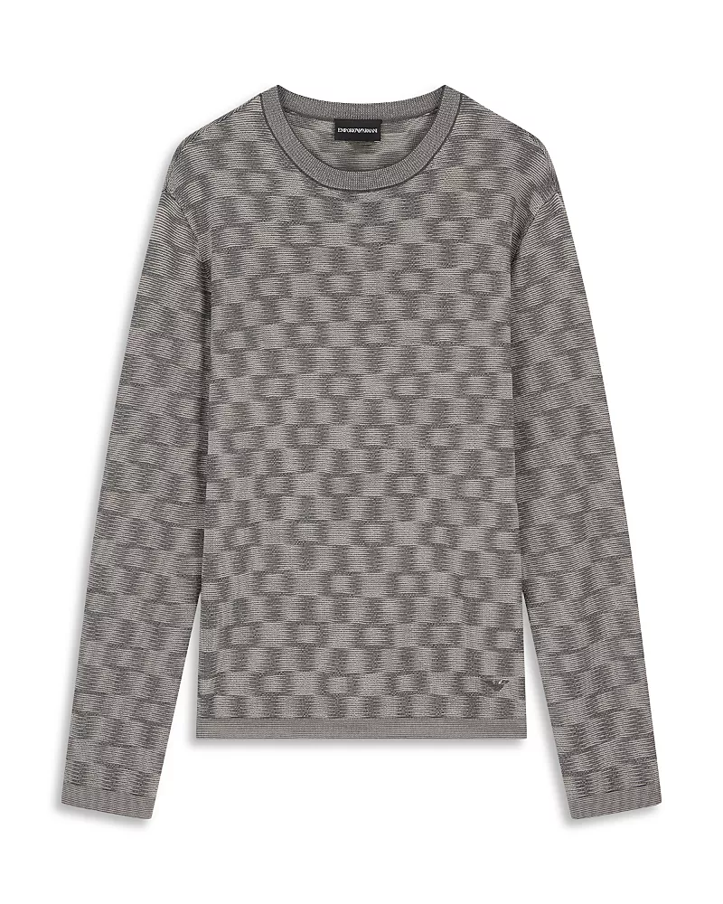 Emporio Armani Virgin Wool Fancy Stitch Sweater