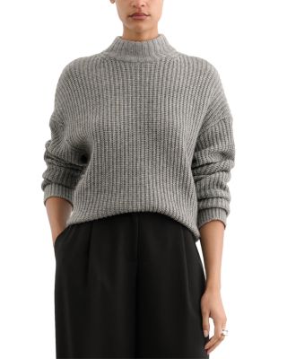 Julie Wool & Cashmere Mock Neck Sweater