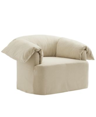  Lark Slipcovered Fabric Oversized Armchair