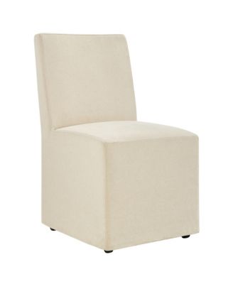  Tessera Upholstered Linen-Blend Slipcovered Dining Chair