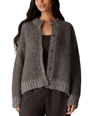 Crewneck Cardigan Sweater