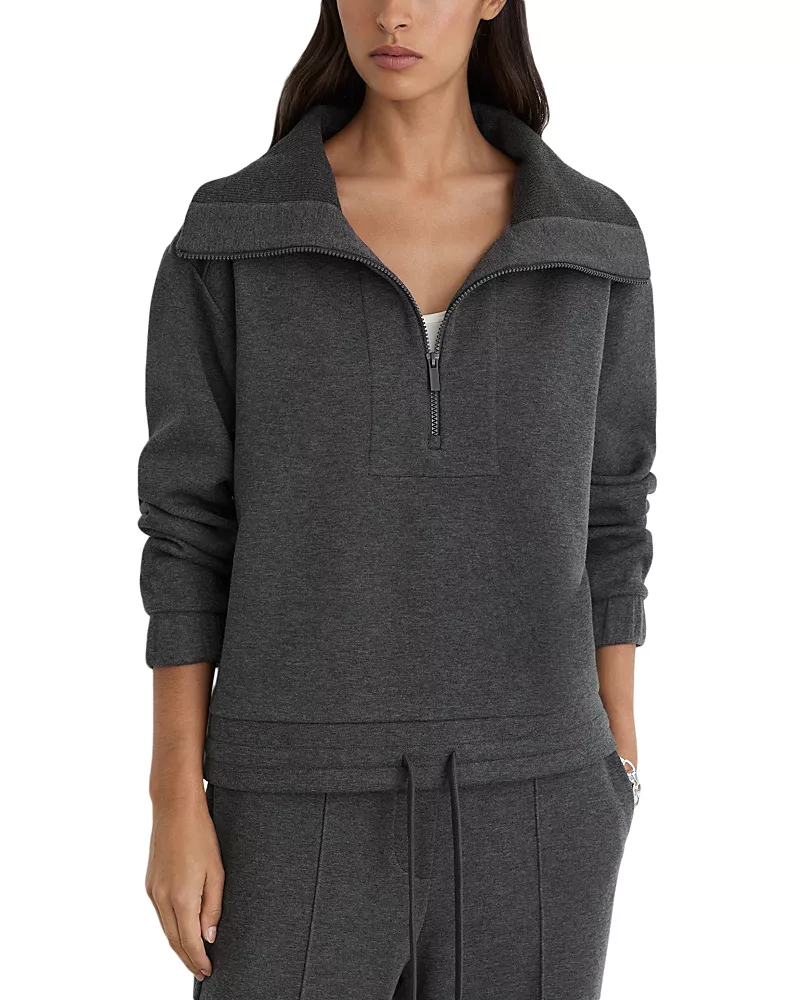 Reiss Layla Half Zip Sweatshirt