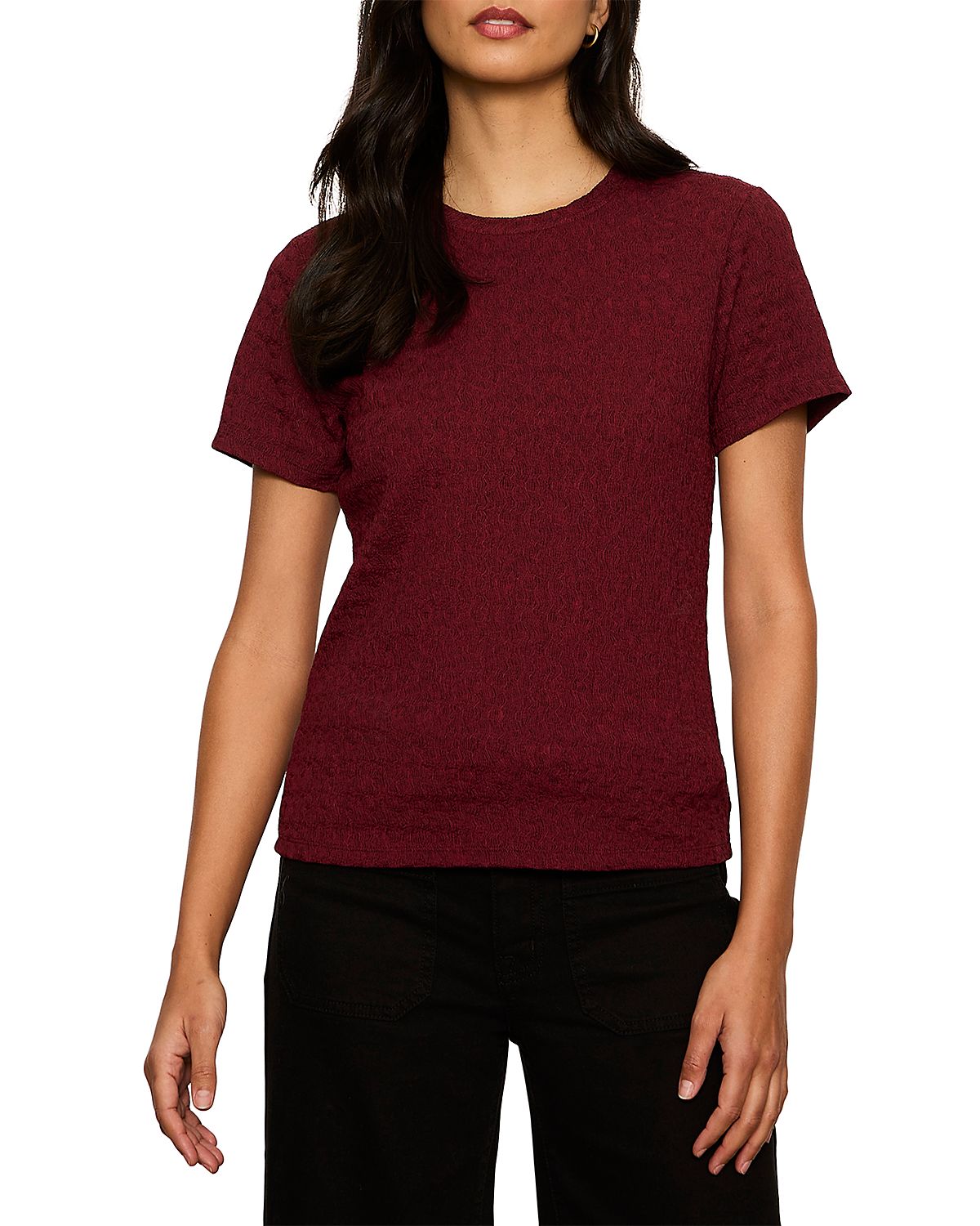 Sanctuary Icon Textured Crewneck Tee