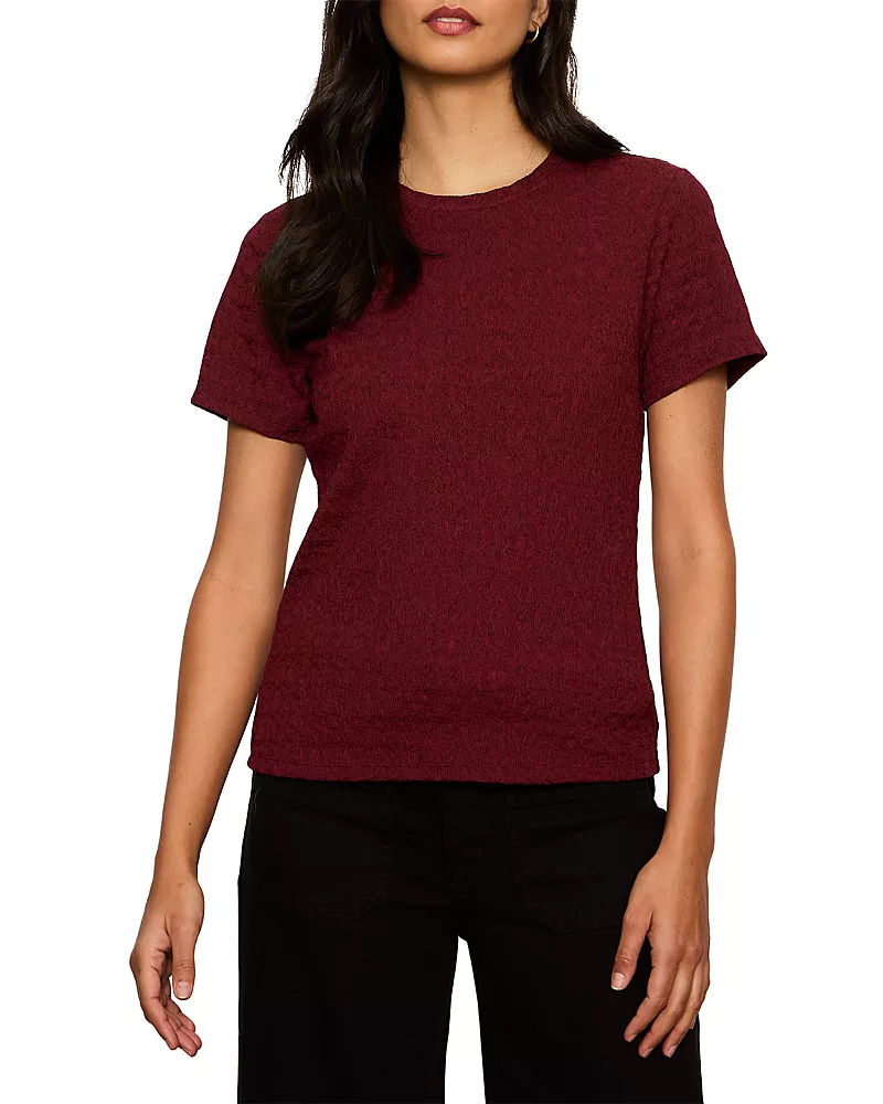 Sanctuary Icon Textured Crewneck Tee