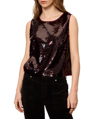 The Desired Paillette Sleeveless Top