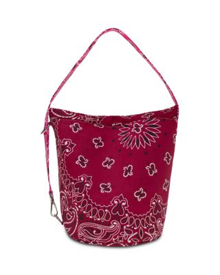 Call It By Your Name Bandana Bucket Bag In Purple