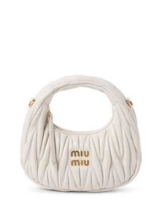  Wander Matelasse Nappa Leather Hobo Mini-Bag