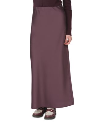 Satin A Line Slip Skirt