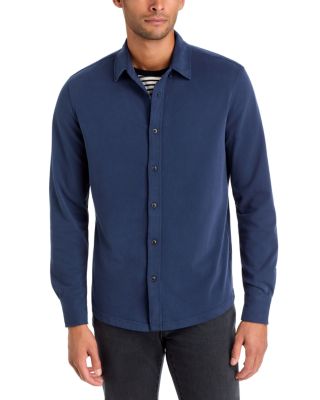 Marine Layer Cotton Luxe 250 Point Collar Shirt