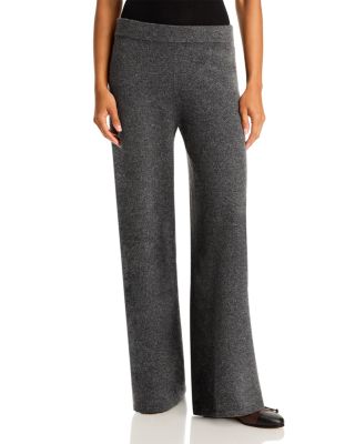 Rib Knit Wide Leg Pants - Exclusive