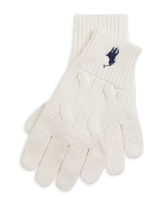 Boys' Cable-Knit Cotton Glove - Big Kid