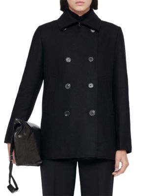 Tommie Wool Blend Peacoat