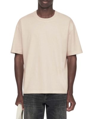 Maddox Cotton Plain Jersey Crewneck T-Shirt