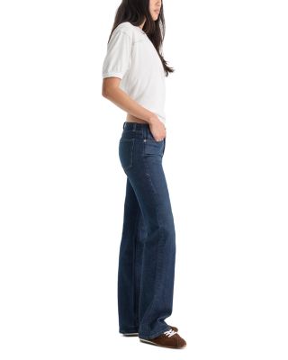 Ghost Waist Low Rise Bootcut Jeans in Indigo 1329 - thumbnail 3
