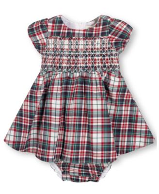  Unisex Organic Smocked Puff Sleeve Dress - Baby