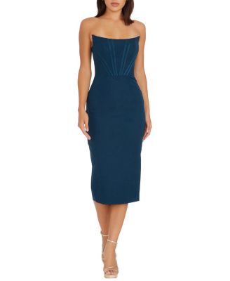  Cosette Corset Strapless Bodycon Dress