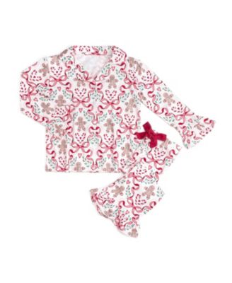 Girls' Gingerbread Trellis Christmas Two-Piece Set - Little Kid, Big Kid