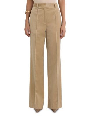 Reiss Nessa Velvet Flare Trousers