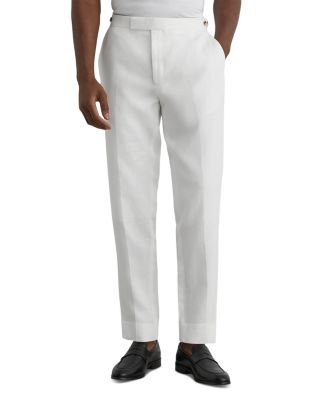 Reiss Atlantic Linen Twill Suit Trousers