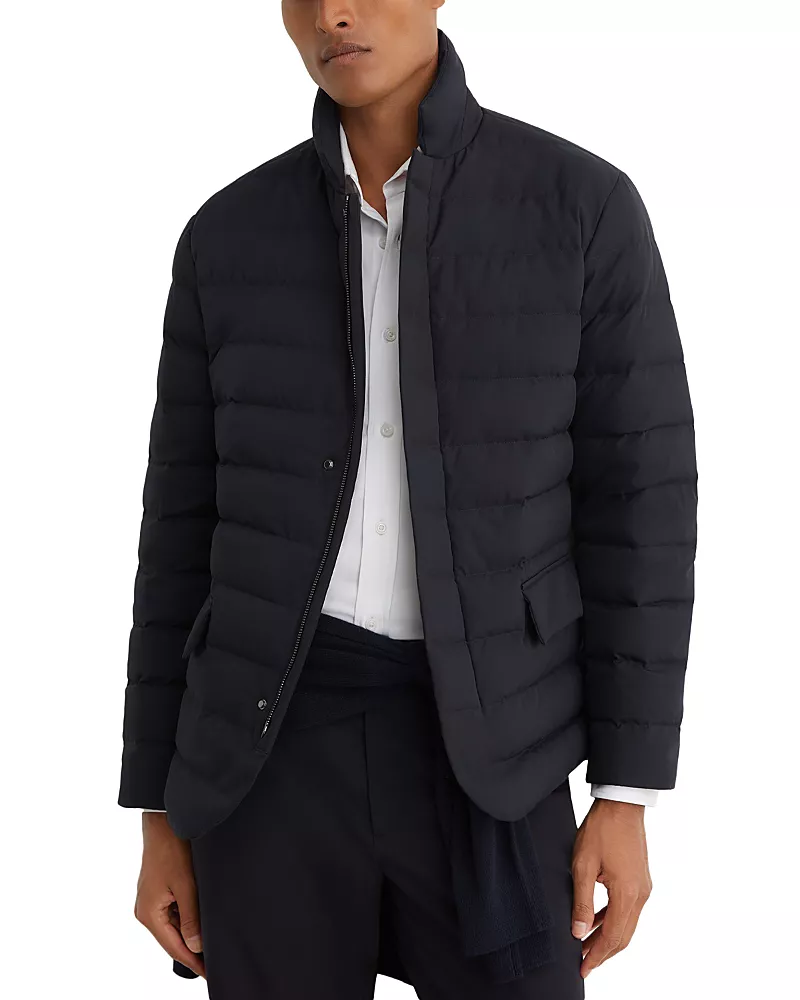 Reiss Abley Quilted Down Jacket