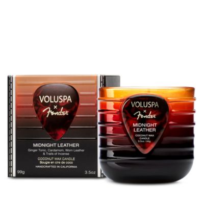 Midnight Leather Boxed Candle 3.5 oz.