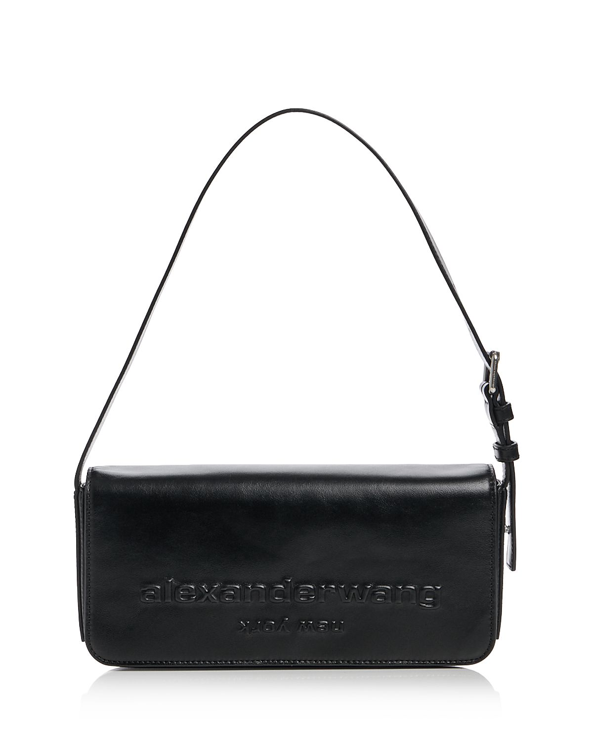 alexander wang Punch Flap Leather Shoulder Bag