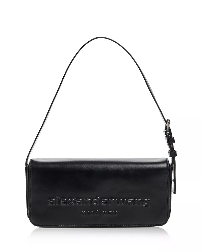alexander wang Punch Flap Leather Shoulder Bag