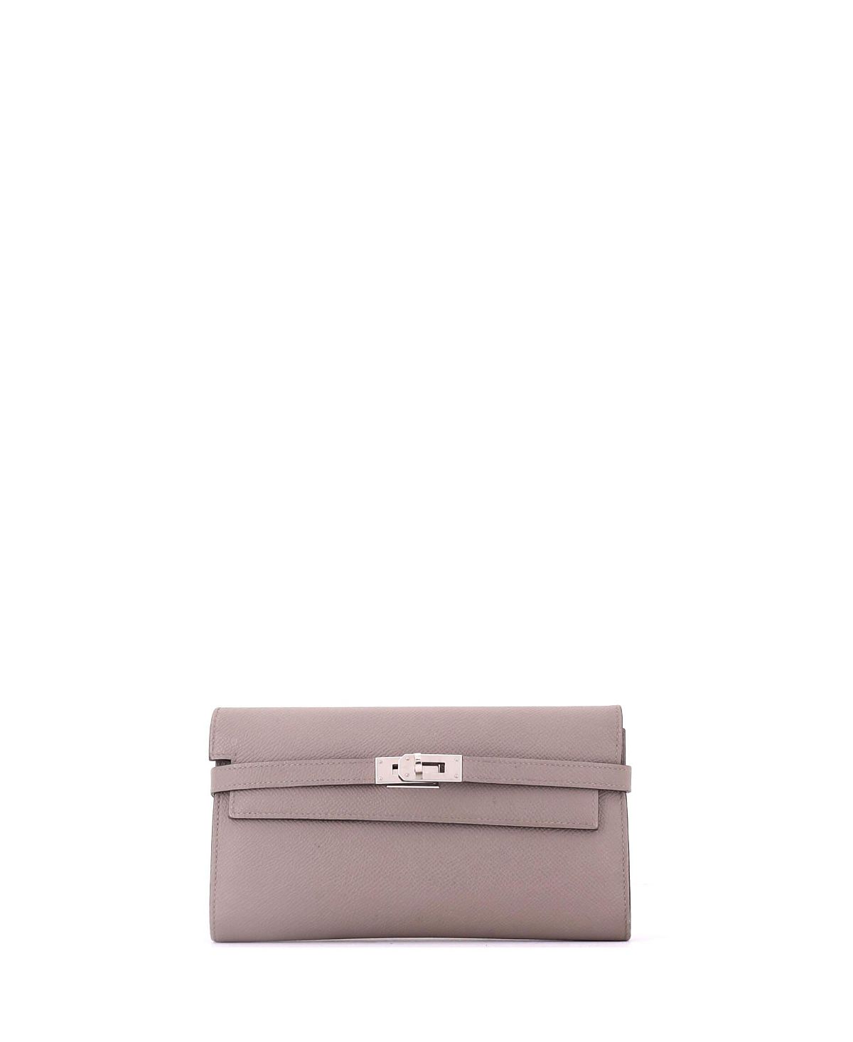 Pre-Owned HERMES Long Kelly Wallet Verso Epsom