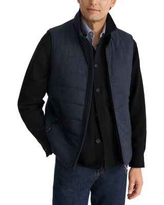 Eton Boiled Wool Button Shirt Jacket
