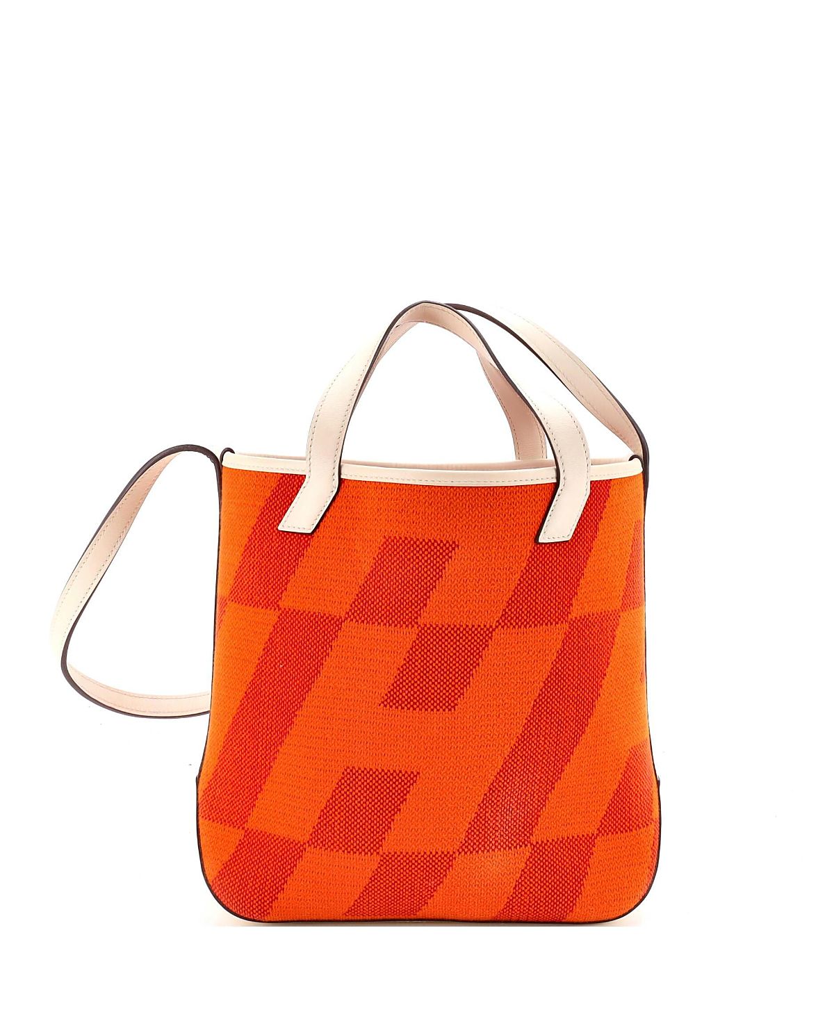 Pre-Owned HERMES 27 Cabas H en Biais Tote Canvas with Leather