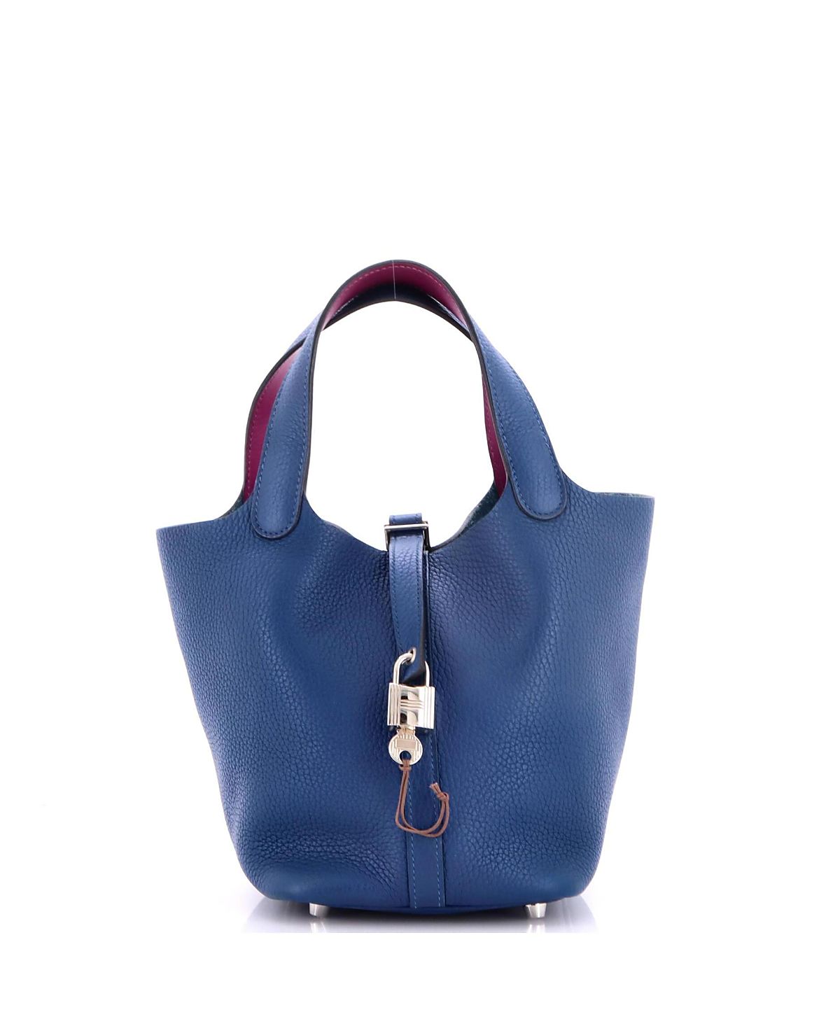 Pre-Owned HERMES Pm Eclat Picotin Lock Bag Clemence