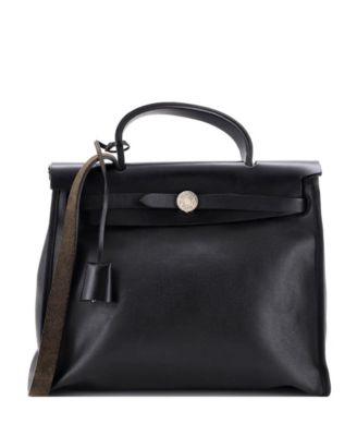 31 Herbag Zip Berline Vache Canvas and Leather