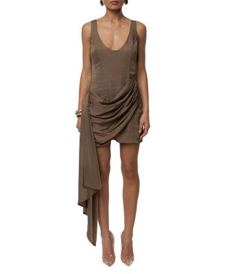 Golden Passage Mini Dress