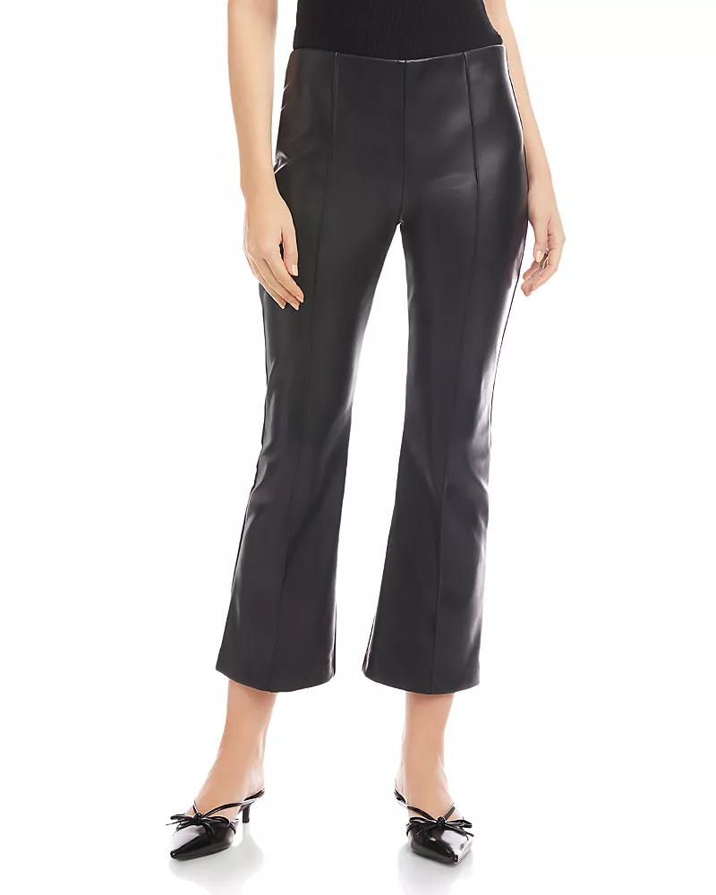 Fifteen Twenty Sigourney Pintuck Faux Leather Pants