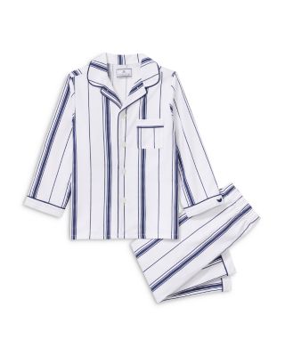 Unisex Twill Parlor Striped Pajama Set - Baby, Little Kid, Big Kid