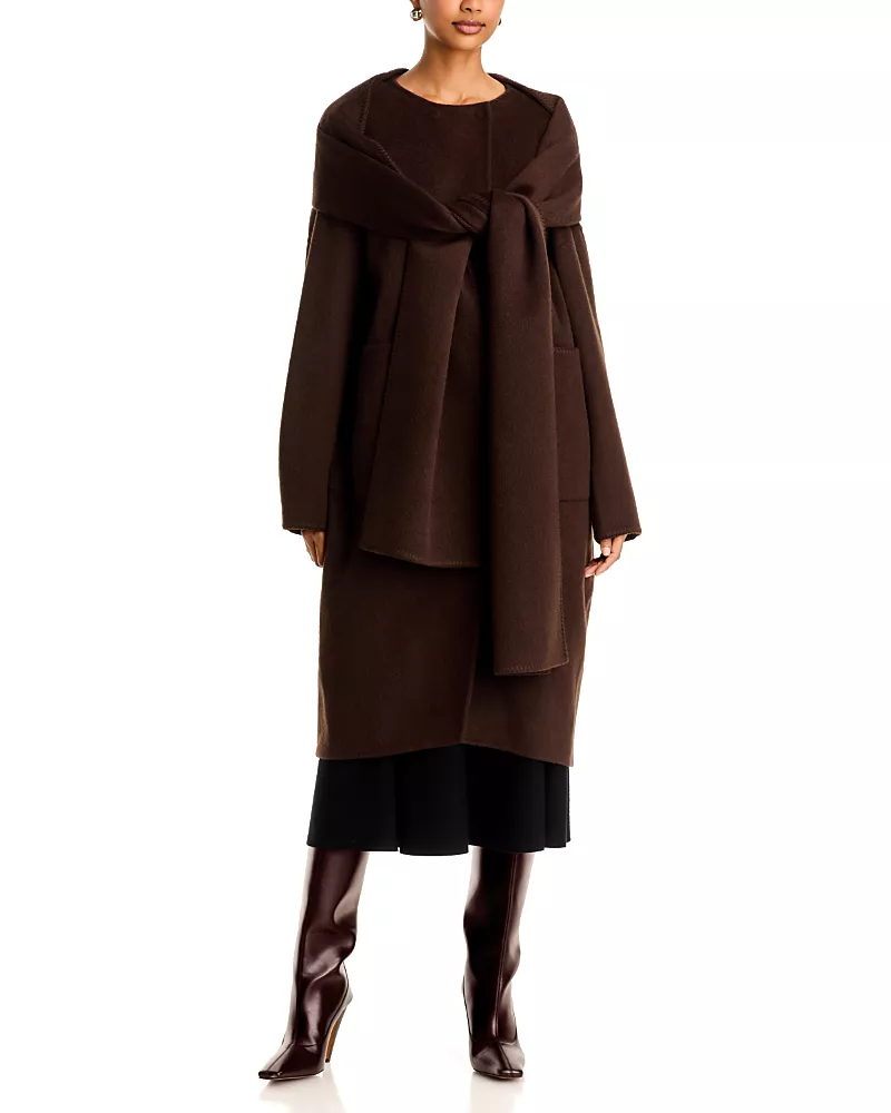 Hugo Boss Chalet Double Face Scarf Coat - Exclusive