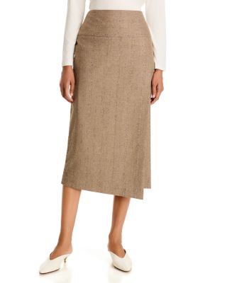 Vornara Faux Wrap Midi Pencil Skirt - Exclusive