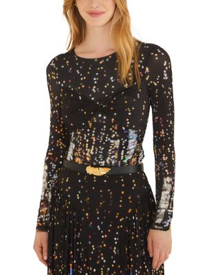 NYC Skyline Twist Front Blouse