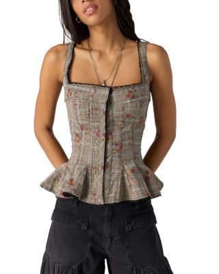 Jolie Corset Peplum Top