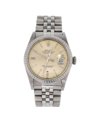  Oyster Perpetual Datejust Automatic Watch in Stainless Steel and White Gold 36mm
