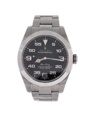 Pre-Owned Rolex Oyster Perpetual Air King Automatic Watch in Stainless Steel 40mm
