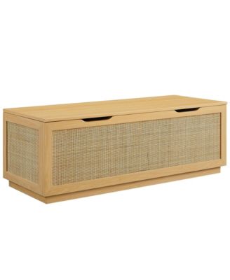  Soma 47" Rattan Storage Bench