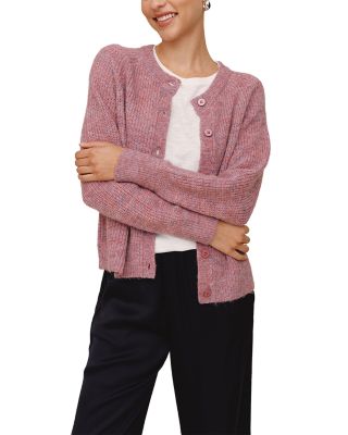 Raglan Sleeve Crewneck Cardigan
