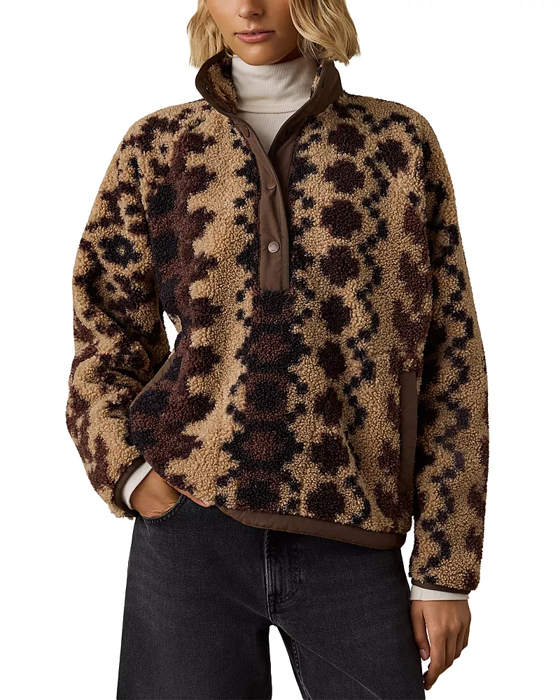 Faherty Fireside Fleece Pullover Top