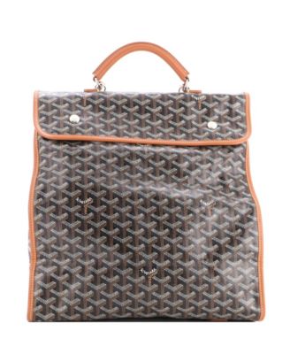   Saint Leger Briefcase Backpack Coated Canvas