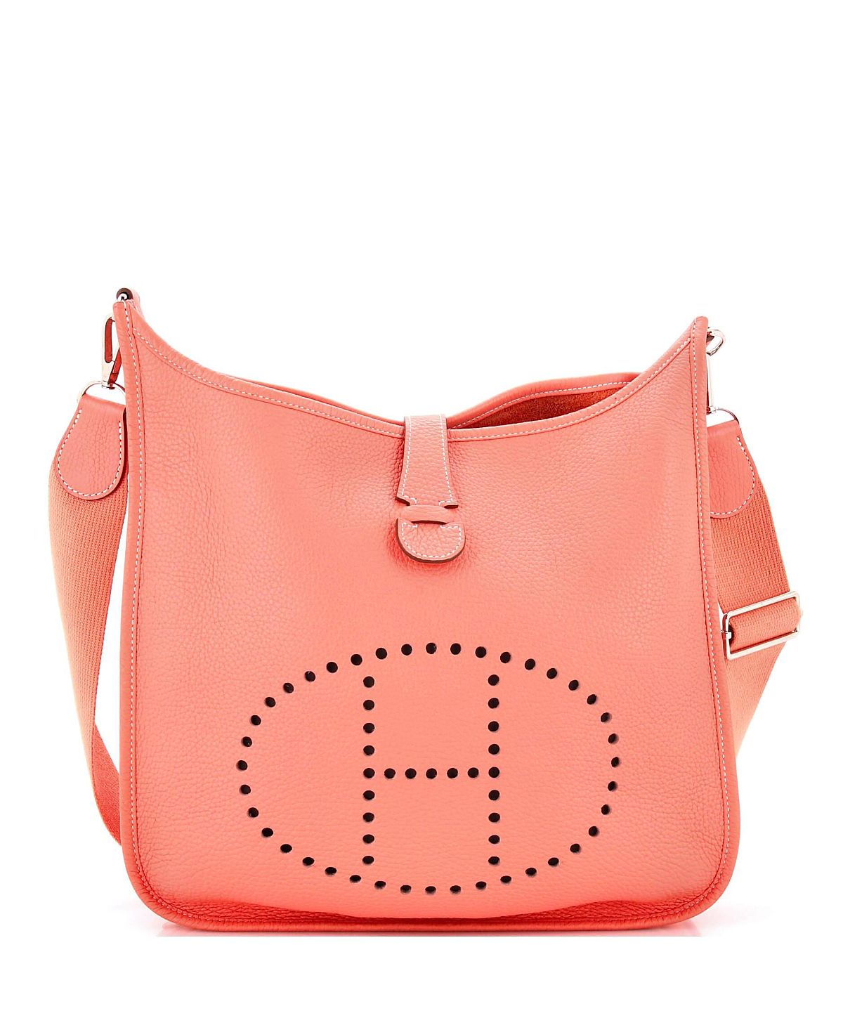 Pre-Owned Hermes Gm Evelyne Bag Gen Iii Clemence
