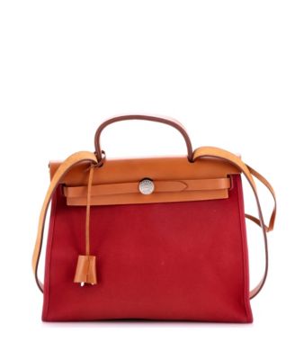 31 Herbag Zip Leather and Toile
