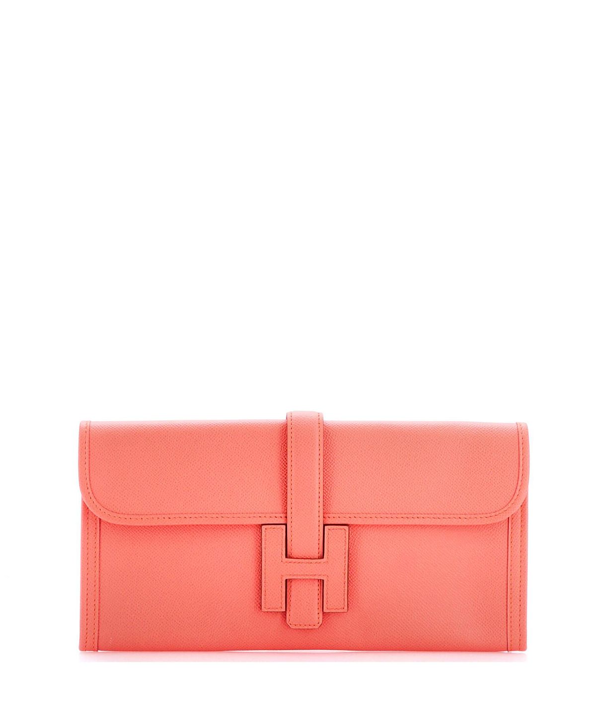 Pre-Owned Hermes 29 Jige Elan Clutch Epsom