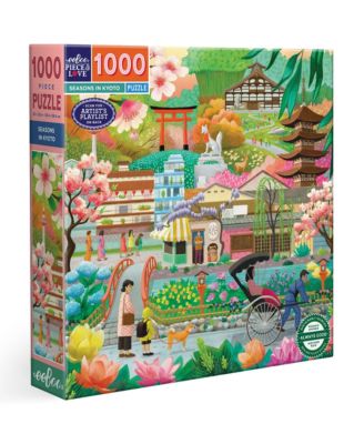  Seasons in Kyoto 1000 Piece Jigsaw Puzzle, Ages 14+